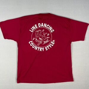 VTG Country Line‎ Dancing T Shirt Fits Large UAW 659 Flint Michigan BEST USA